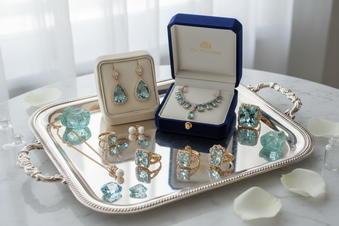 March Birthday Gift Guide: 5 Aquamarine Jewelry Pieces | Made by Petit
