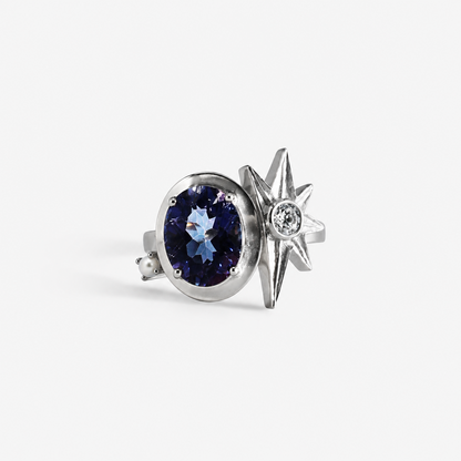 Geometric Lab Diamond Ring | Sustainable Fine Jewelry