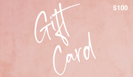 Gift card with 'Gift Card' text on a pink background