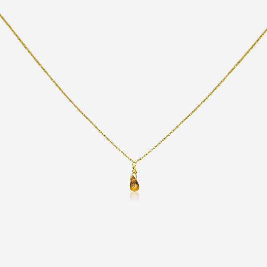 Spessartite Drop Necklace