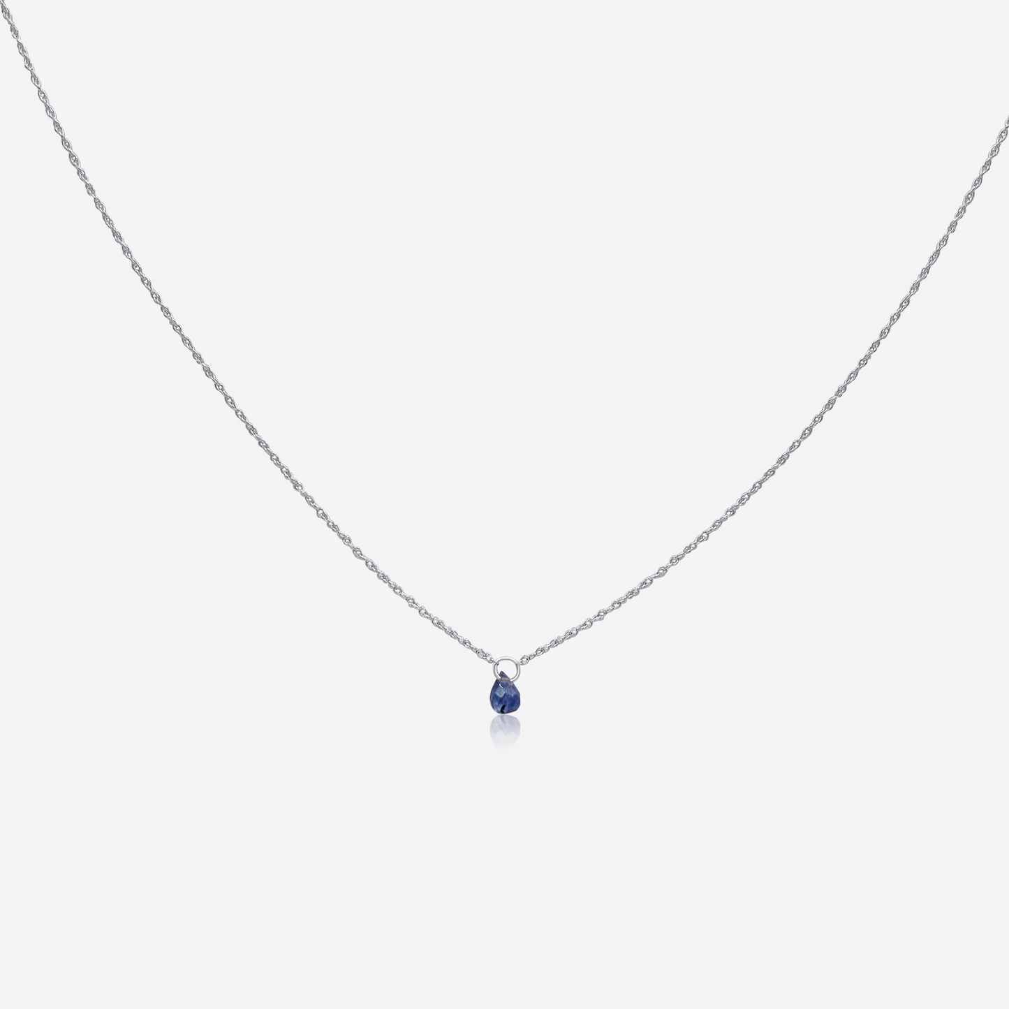 Tanzanite Drop Necklace