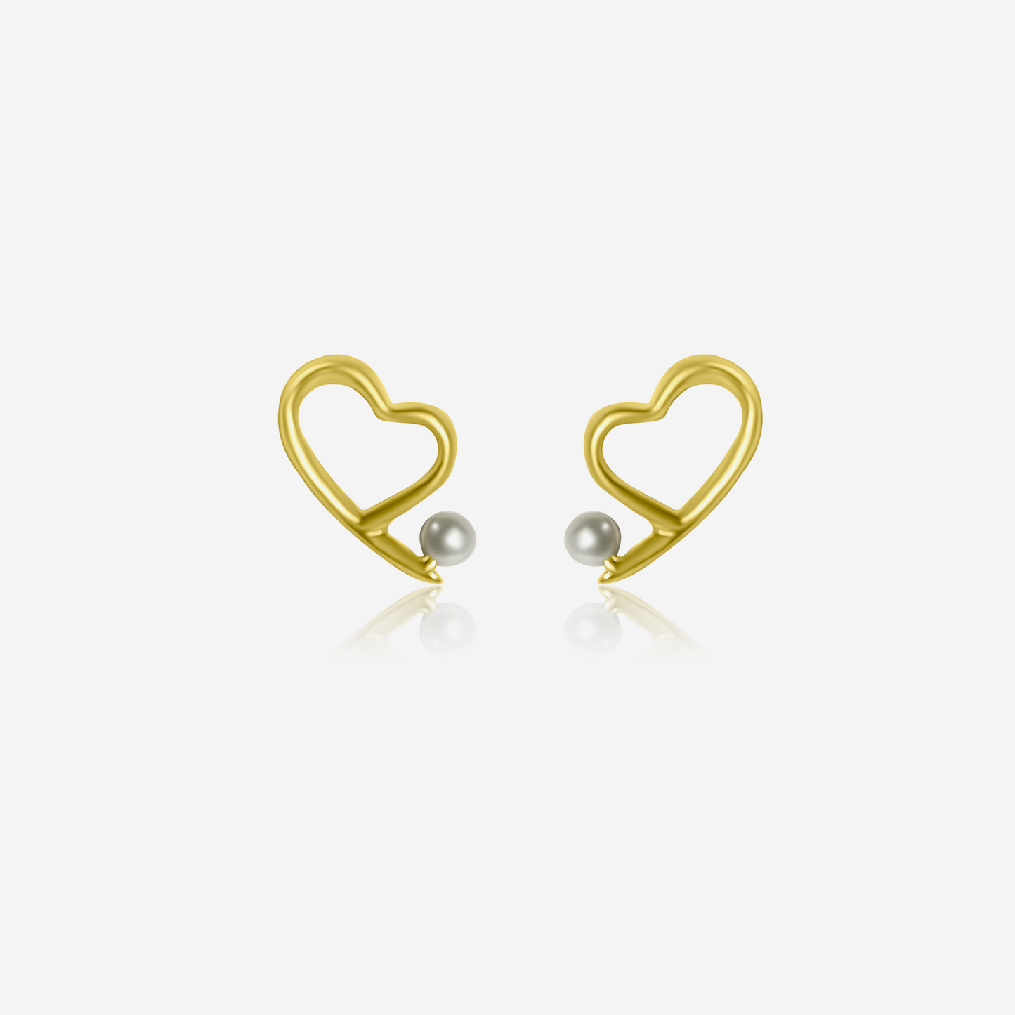 Open Heart Earrings