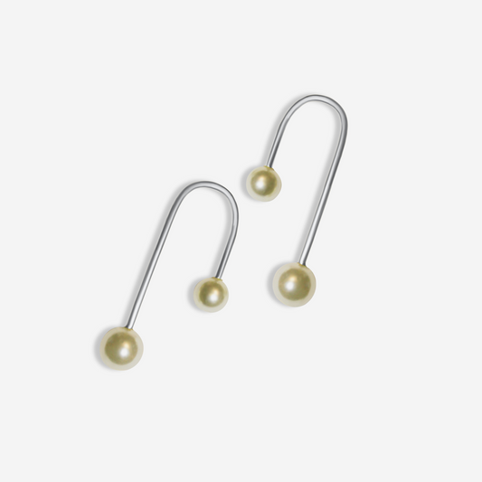 Tube with Freshwater Pearl Earrings