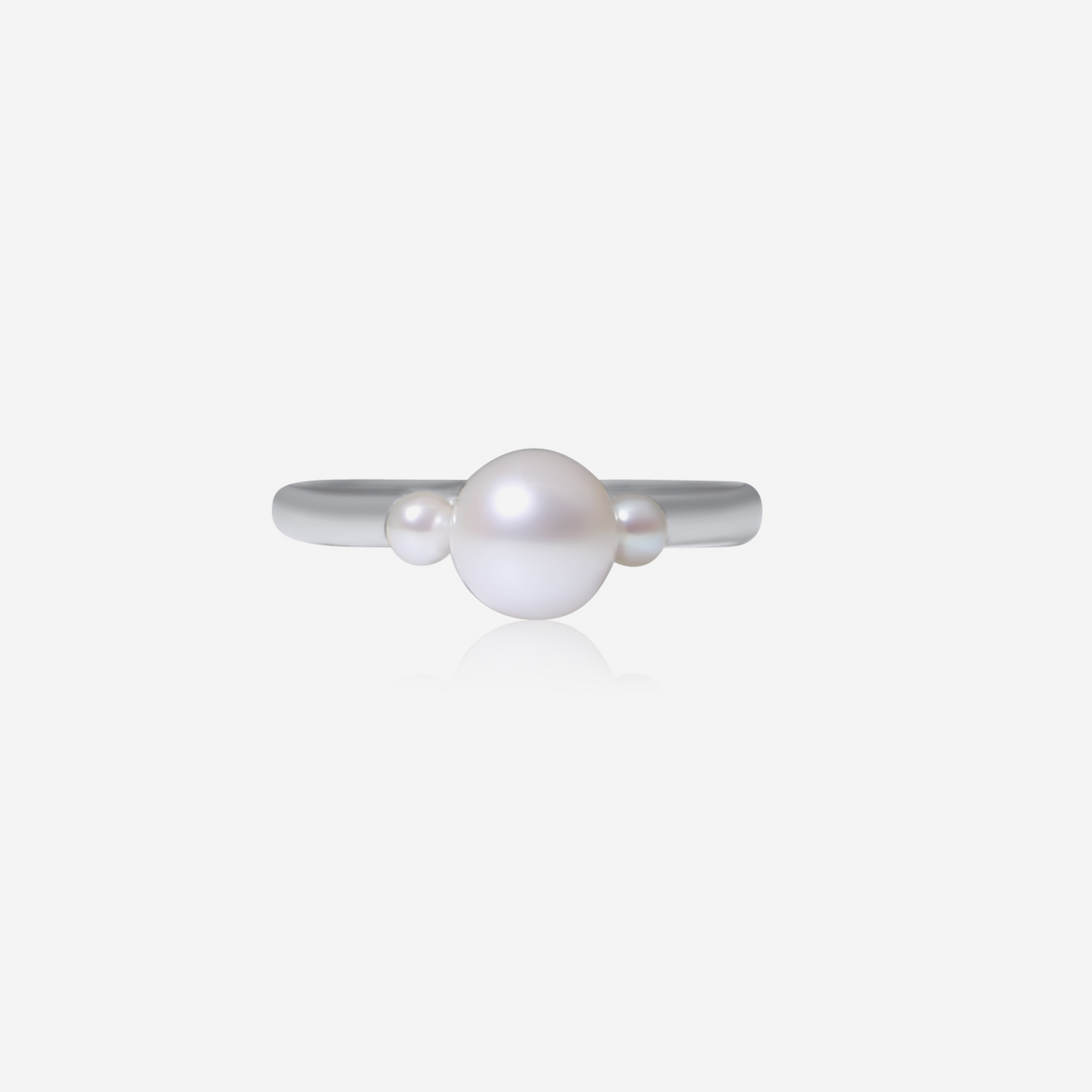 Akoya Pearl Trinity Ring