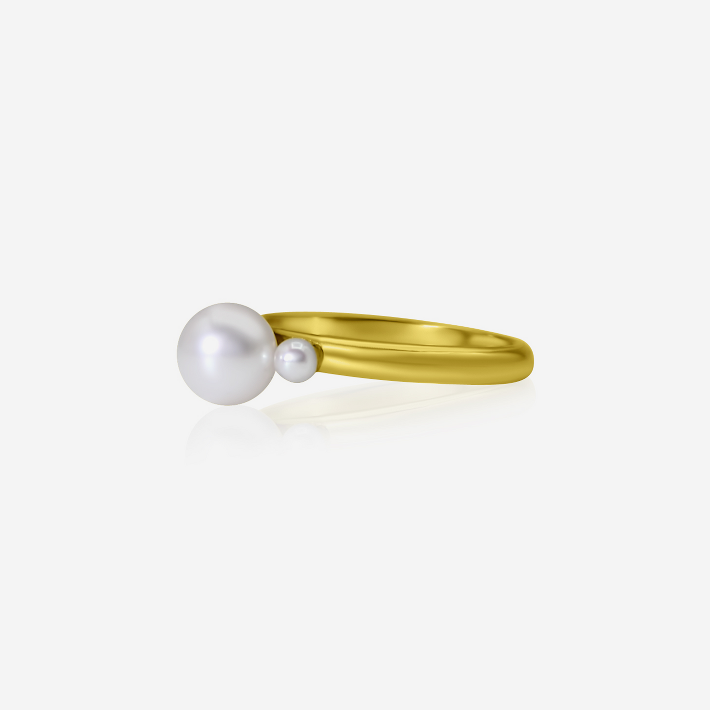 Akoya Pearl Trinity Ring