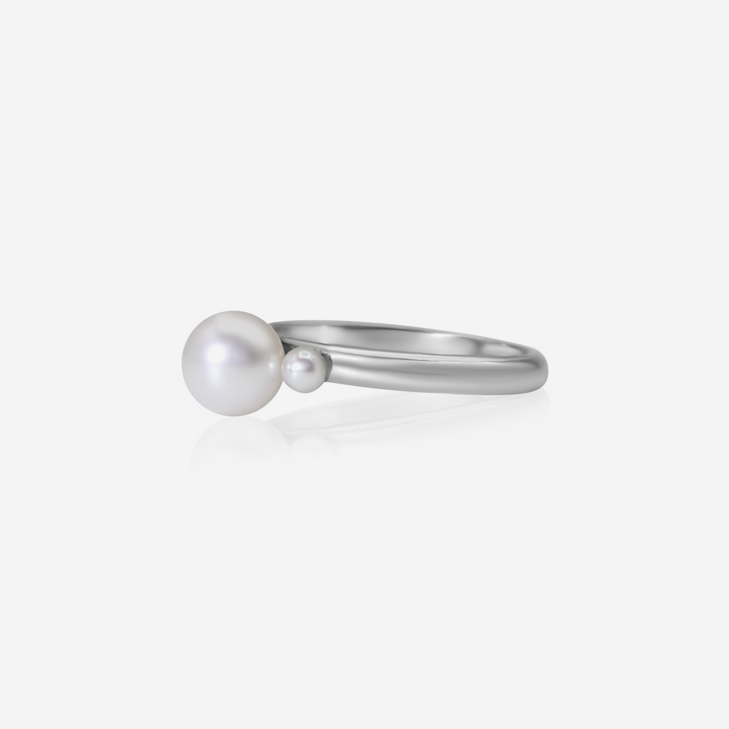 Akoya Pearl Trinity Ring