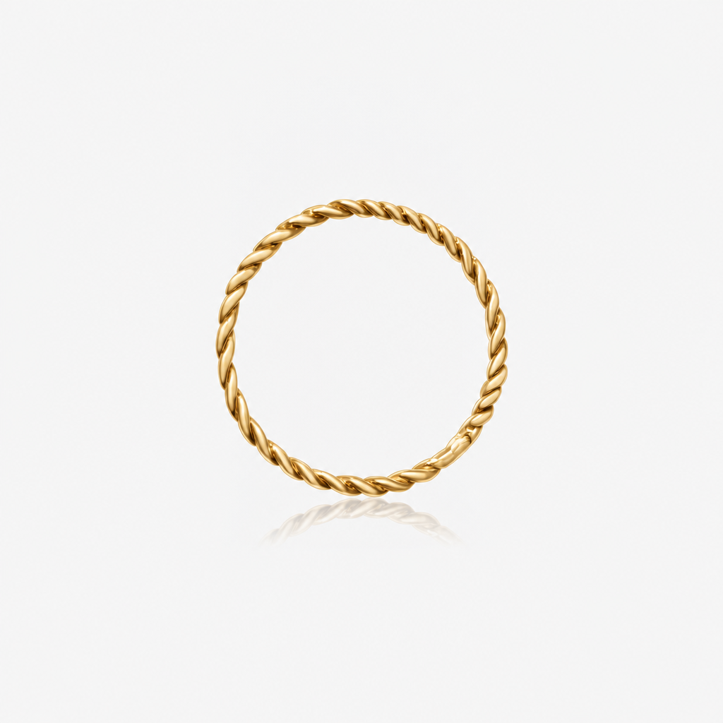 Twisted Gold Ring | Handmade Fine Jewelry