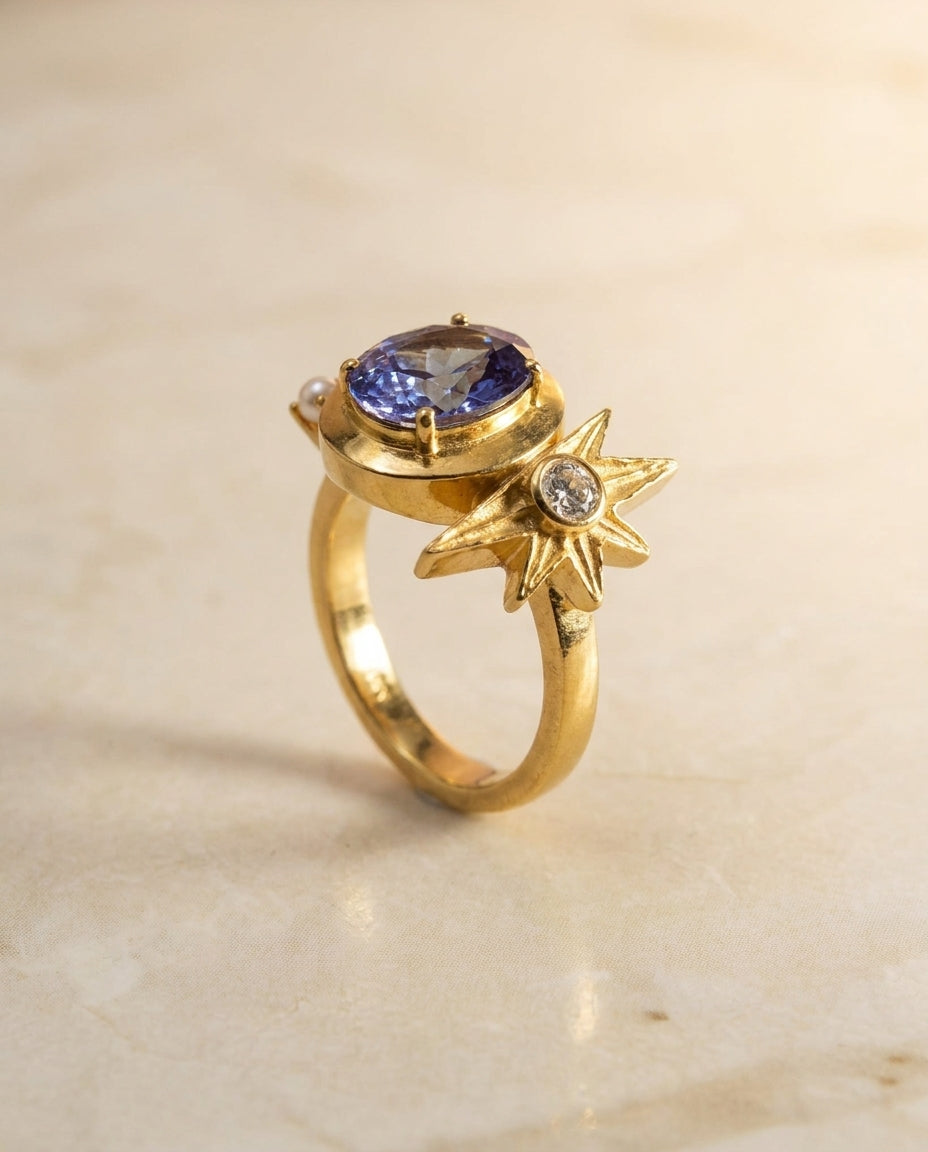 Geometric Gold Ring | Modern Fine Jewelry